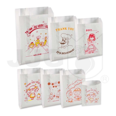 各式種類防油紙袋