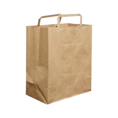 Flat Handle Grocery Bags