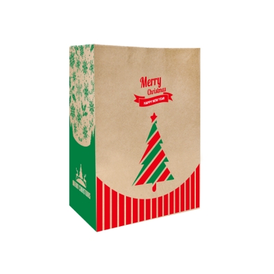 Christmas Series Square Bottom Paper Bag