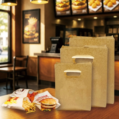 Die-Cut Handle V Bag
